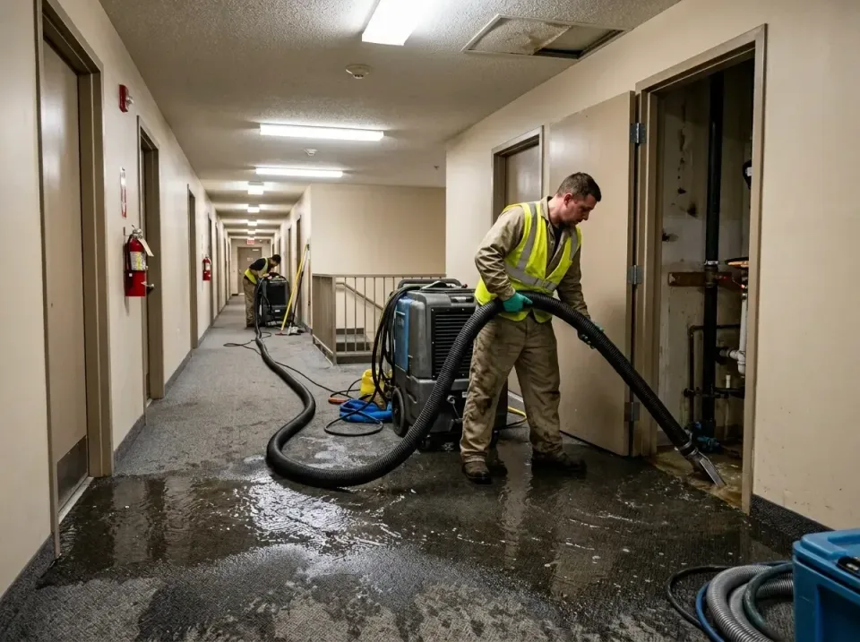 multi-unit-apartment-hallway-f-005 — frequently asked questions, Emergency Burst Pipe Water Extraction & Removal in Wyndmoor…